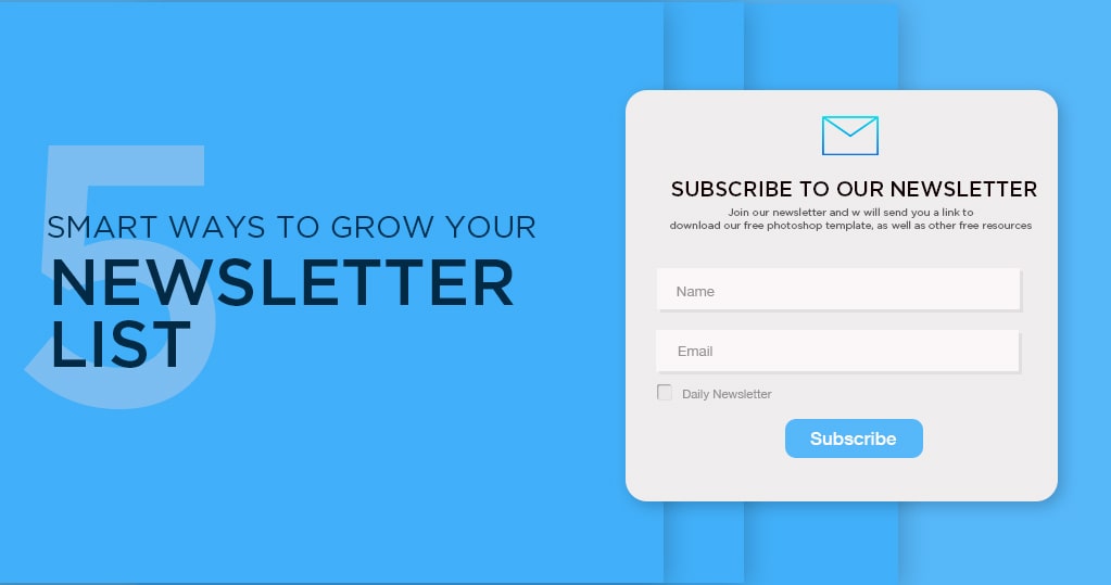 5 Smart Ways to Grow Your Newsletter List