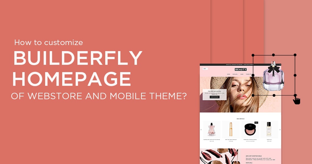 How to Customize the Builderfly Homepage of Webstore and Mobile Theme?