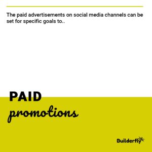 Paid promotions