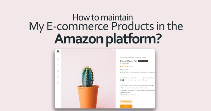 Get here a Builderfly expert guide to maintain efficiently your products on E-commerce giant Amazon platform.
