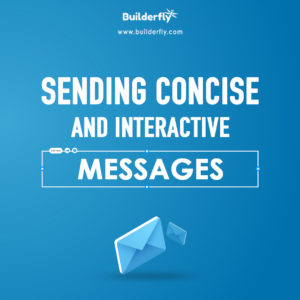 Sending concise and interactive messages