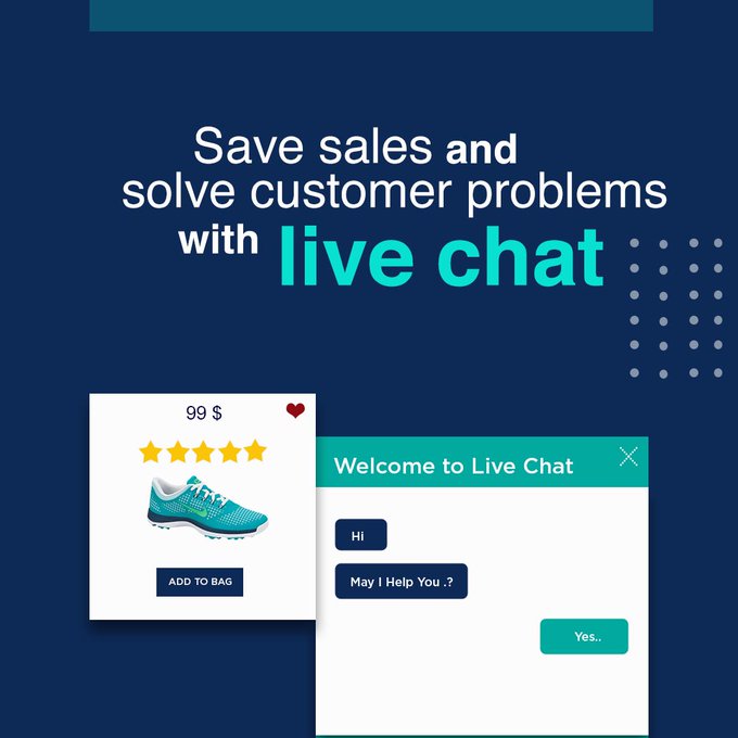 Live Chat offers customers a good experience.
