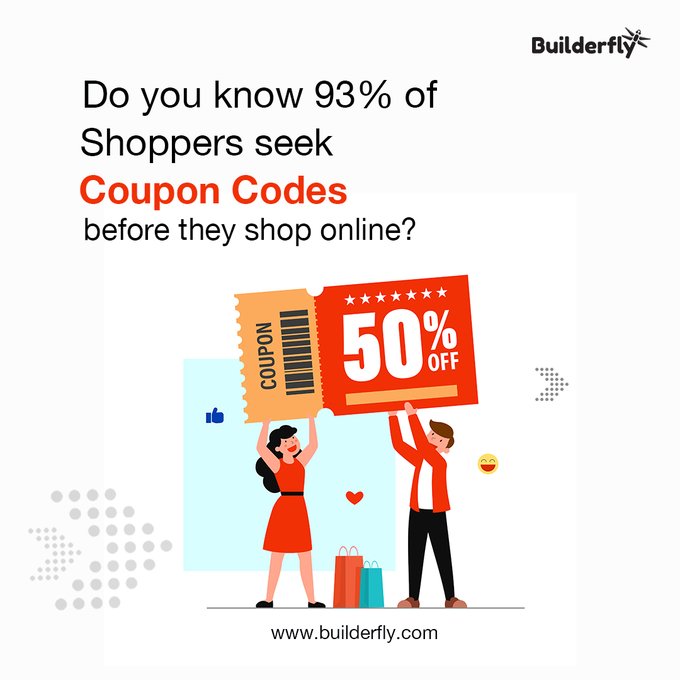 Do you know 93% of Shoppers seek Coupon Codes before they shop online?