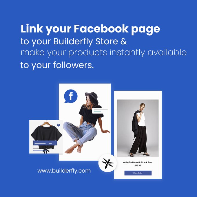 Link your Facebook page to your Builderfly Store & make your products instantly available to your followers.
