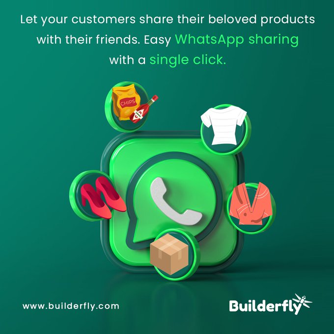 Let your customers share their beloved products with their friends.