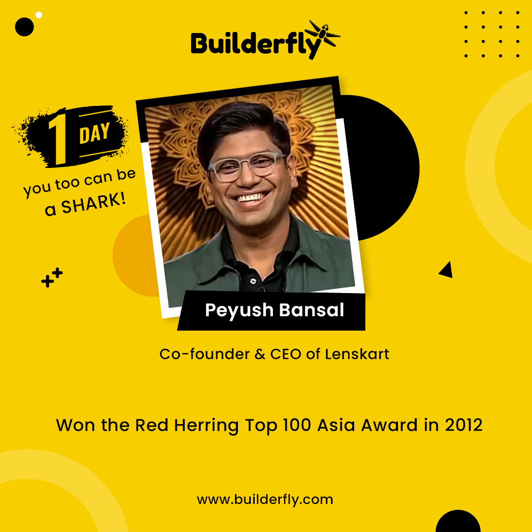 One day, you too can be a SHARK like Peyush Bansal, Co-founder & CEO of Lenskart